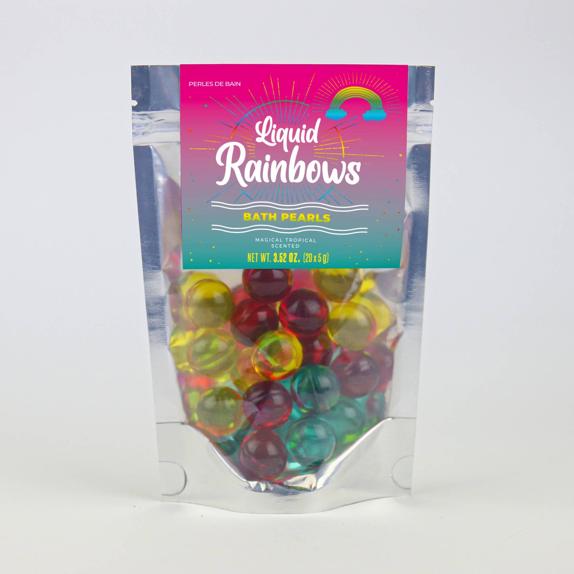 Liquid Spirit Rainbow Bath Pearls - Winterberries