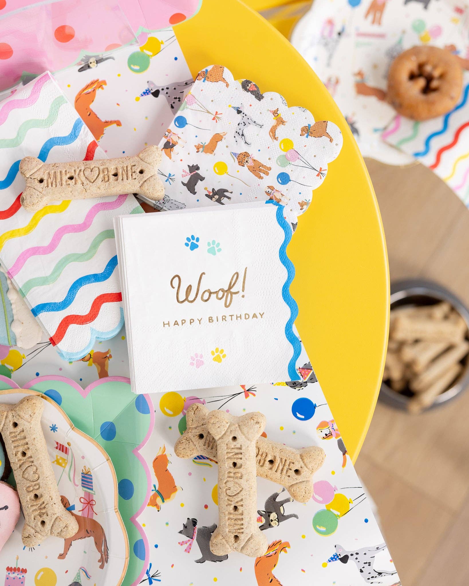 PET1138 - Dog Party Cocktail Napkin - Winterberries