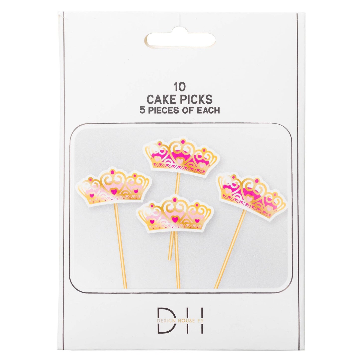 X10 CROWN CAKE TOPPERS