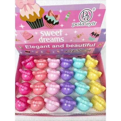 Cupcake Lip Balm with Scents - Winterberries