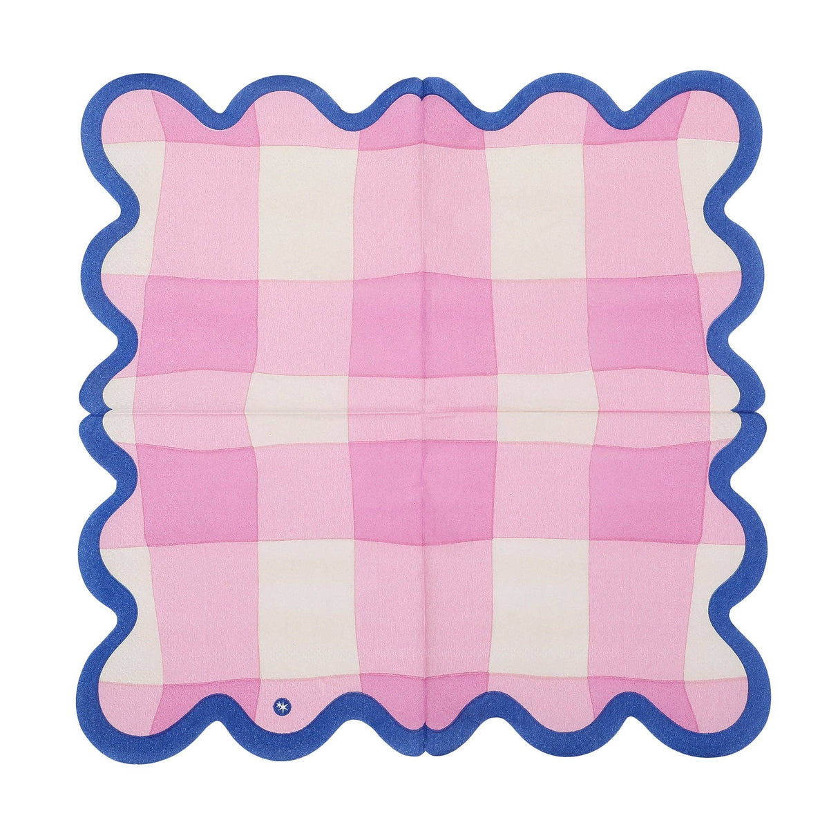 X20 COLOURWAVE GINGHAM PAPER NAPKNS (5 COLOURS)