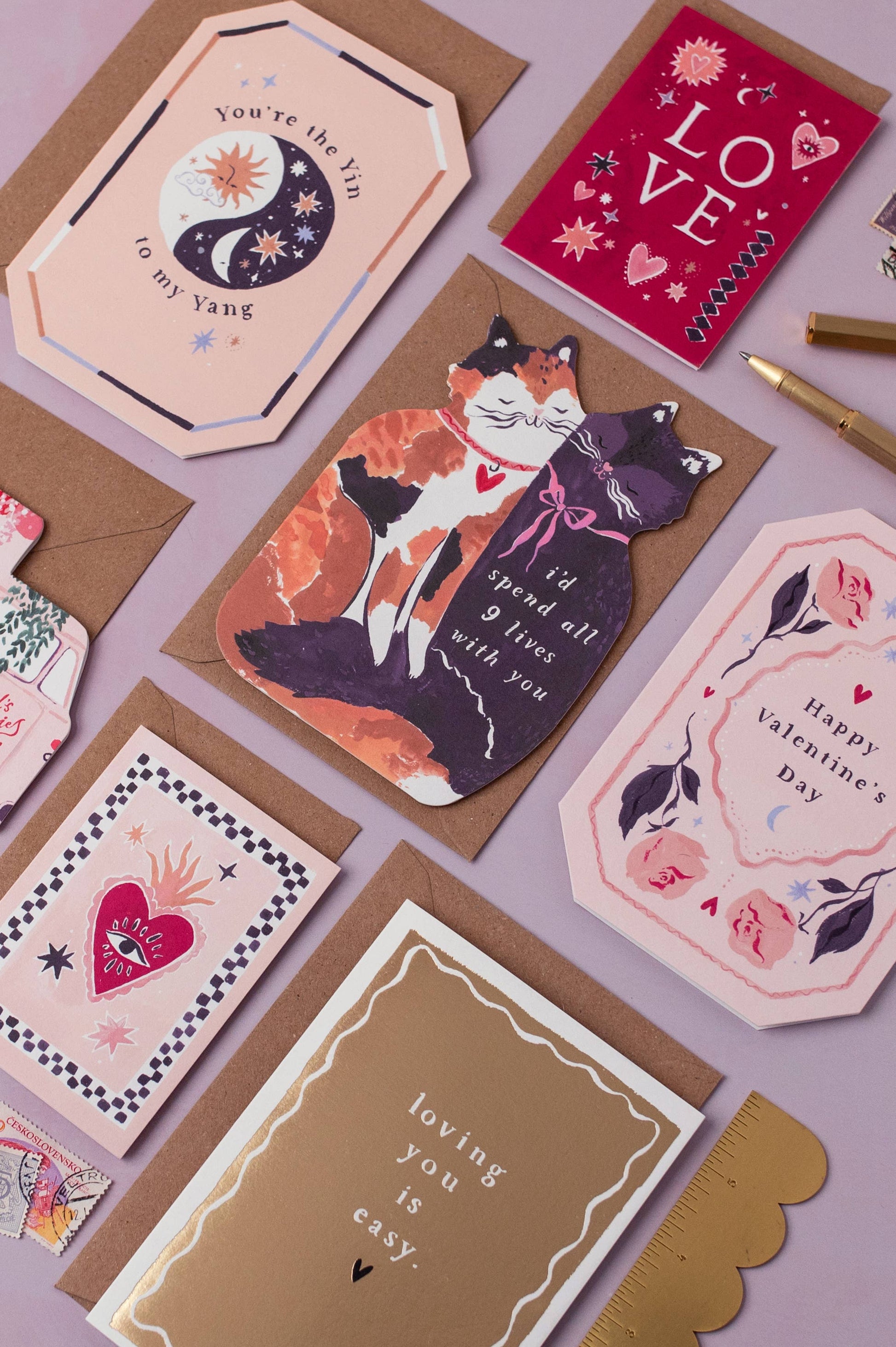 LOVING YOU IS EASY CARD - Winterberries