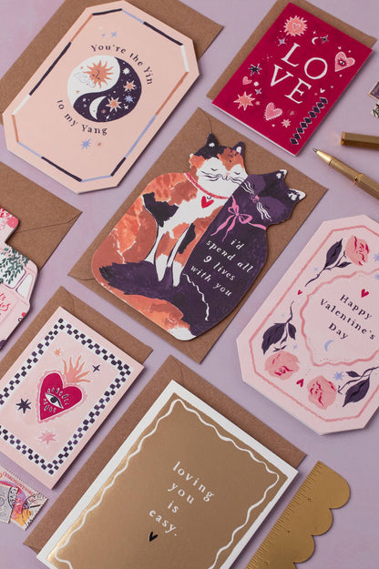 LOVING YOU IS EASY CARD - Winterberries