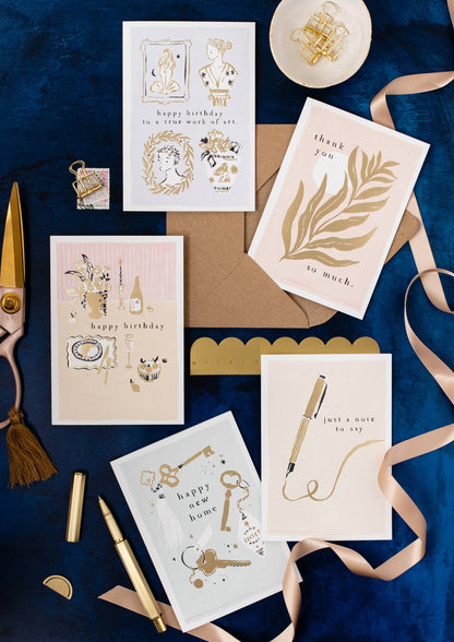 KEYS NEW HOME CARD - Winterberries