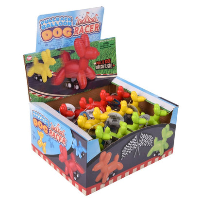 x1 PULL BACK BALLOON DOG - Winterberries