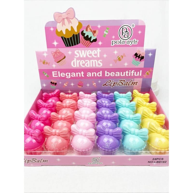 Cupcake Lip Balm with Scents - Winterberries
