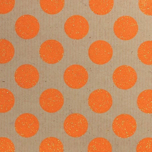 Neon Kraft Glitter Rollwrap (display box 38 rolls) Everyday - Winterberries