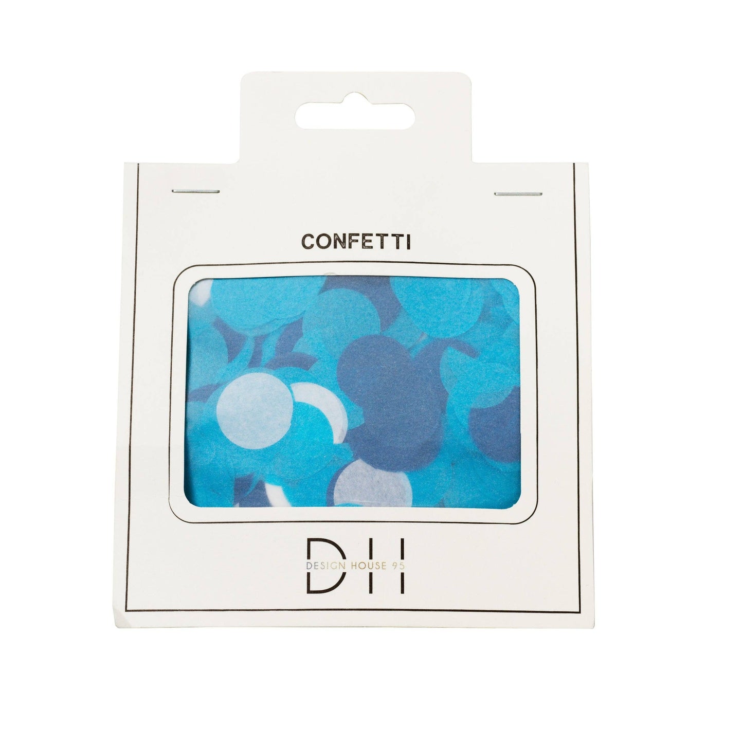 BLUE / WHITE CONFETTI BAG