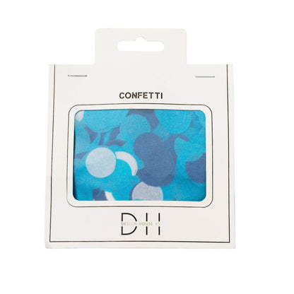 BLUE / WHITE CONFETTI BAG