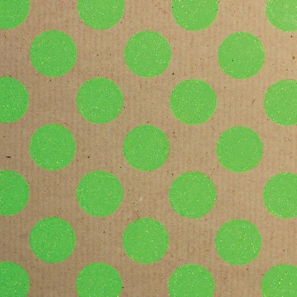 Neon Kraft Glitter Rollwrap (display box 38 rolls) Everyday - Winterberries
