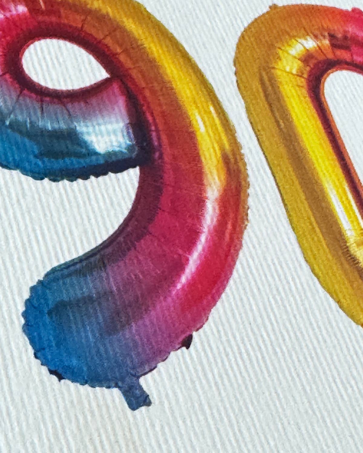 Birthday Balloon No. 90 Greeting Card | Age Cards - Winterberries