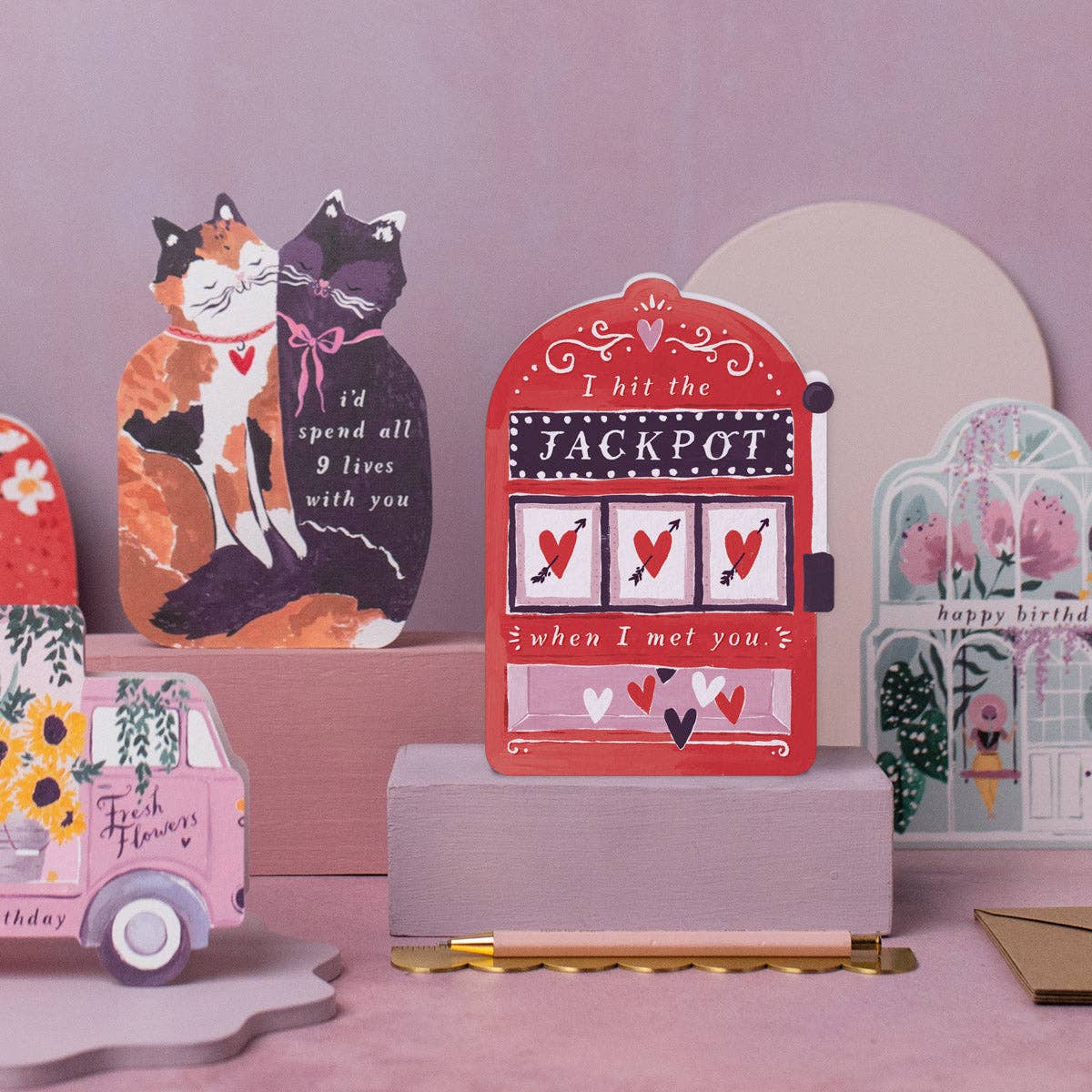 JACKPOT LOVE CARD - Winterberries