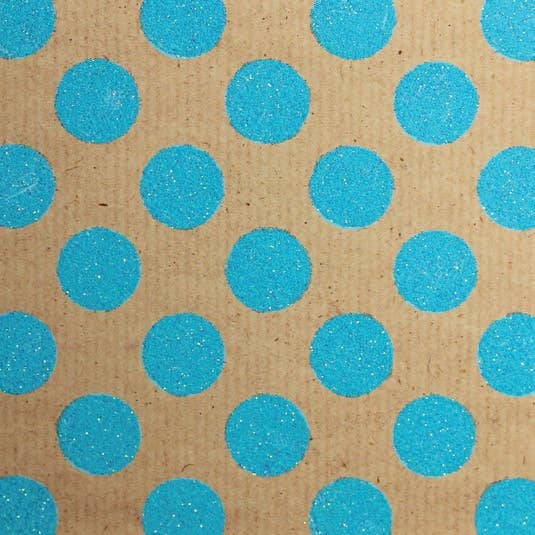 Neon Kraft Glitter Rollwrap (display box 38 rolls) Everyday - Winterberries