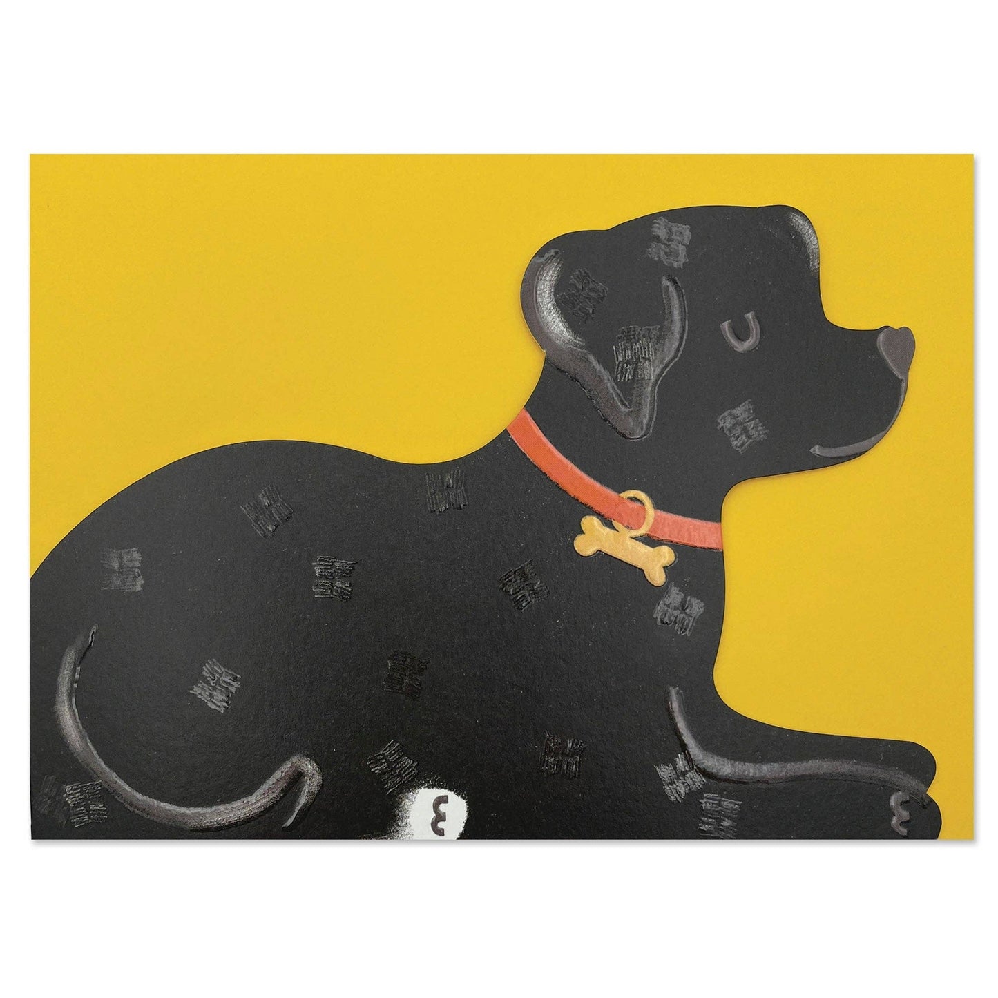 Black Labrador Everyday Greeting Card