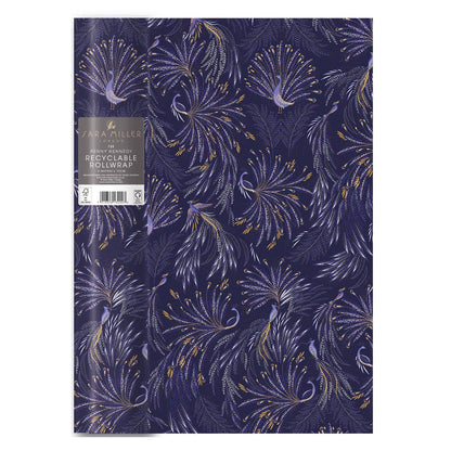 Indigo Bird Roll Wrapping Paper 3m