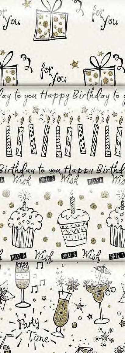 Eco-friendly FSC™ Biodegradable Glitter Cheer Wrapping Paper - Winterberries