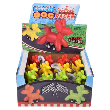 x1 PULL BACK BALLOON DOG - Winterberries