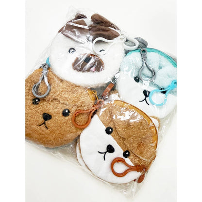 Animal Plush Coin Purse Key Chain - Winterberries