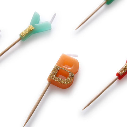 BG BIRTHDAY ENERGY GLITTER BIRTHDAY CANDLE SET
