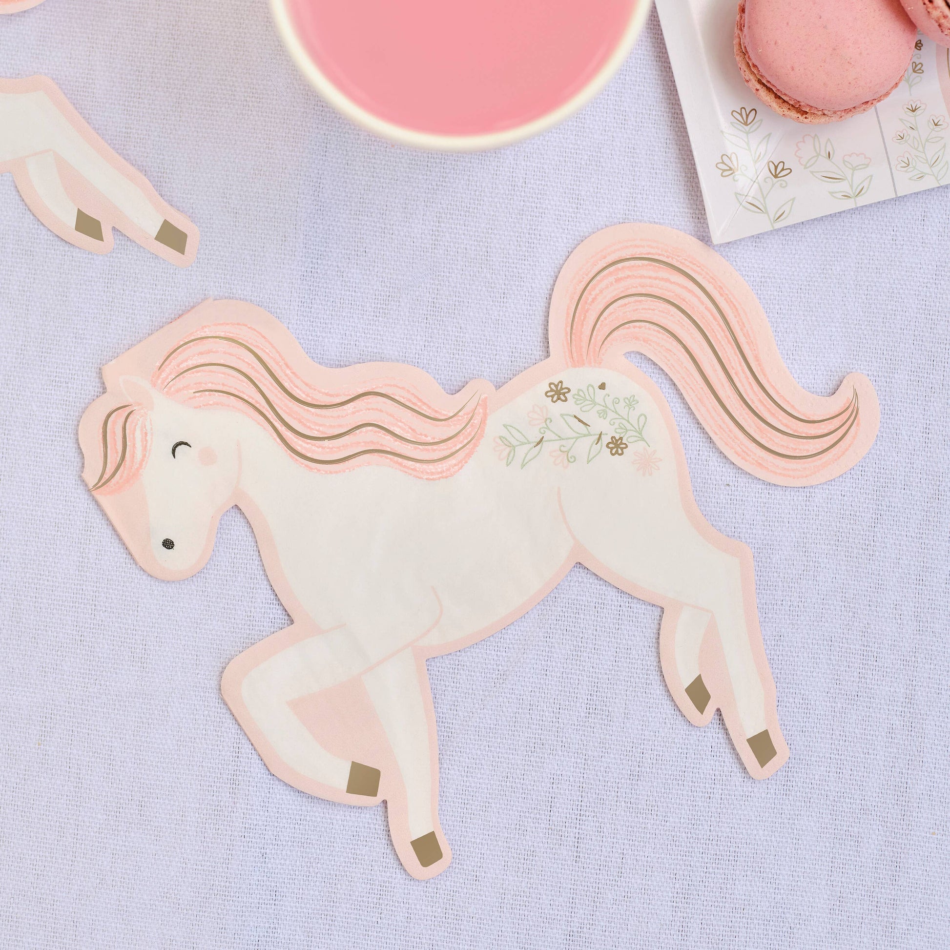 Princess Unicorn Paper Party Napkins - Winterberries