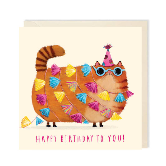 FUNNY CAT BIRTHDAY CAT - Winterberries