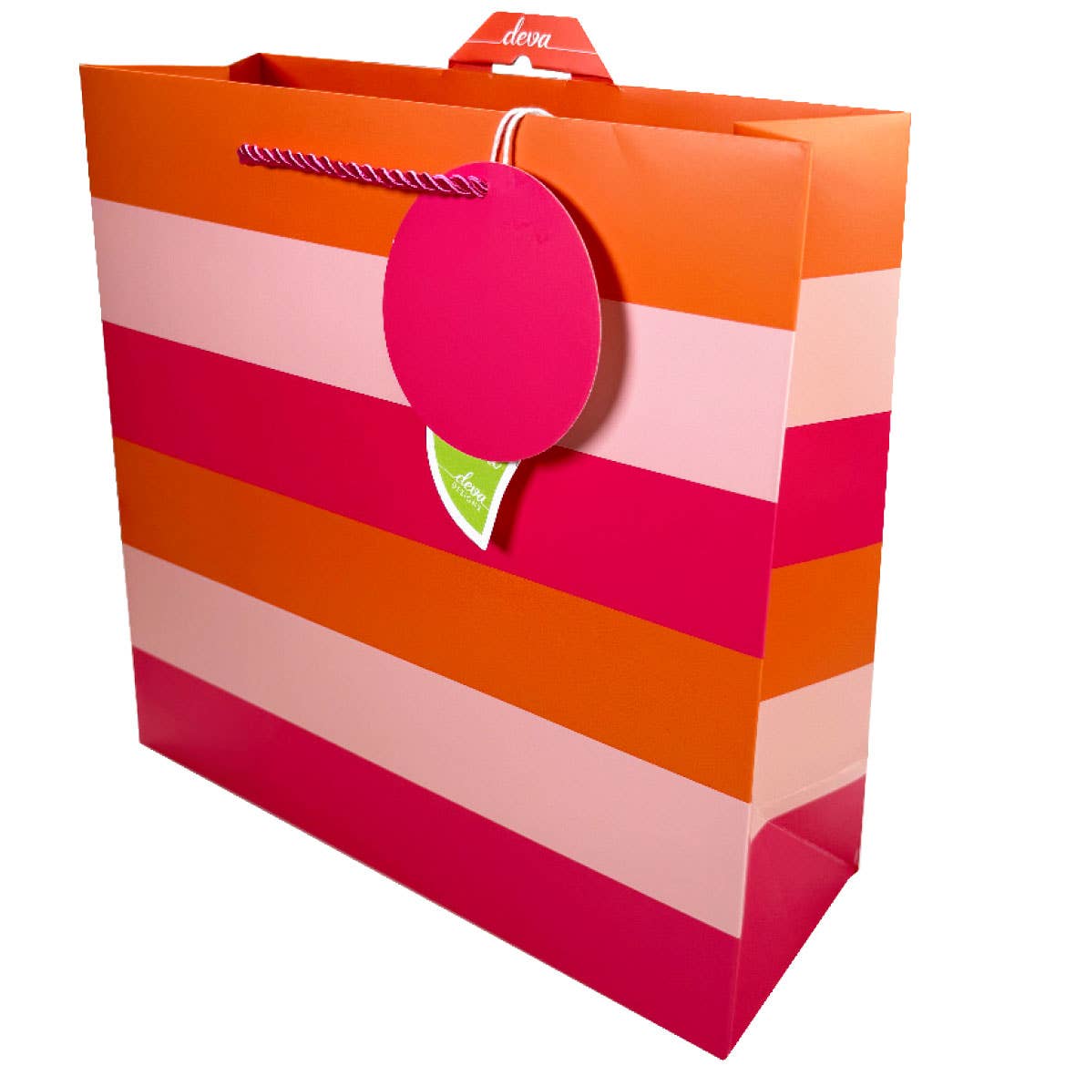 Gift Bag Medium | Stripe Red