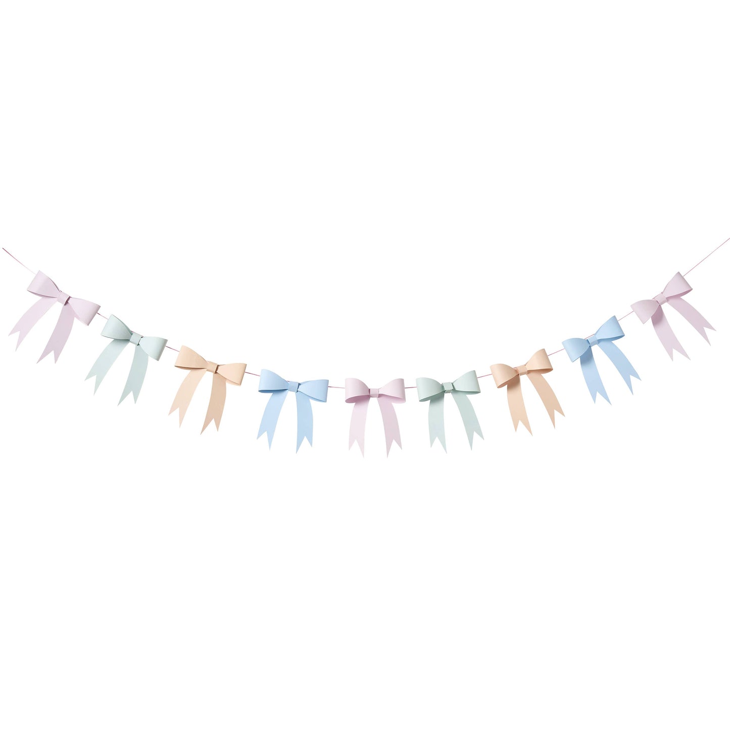Tea Party 3D Card Bow Garland 2.5m - Winterberries