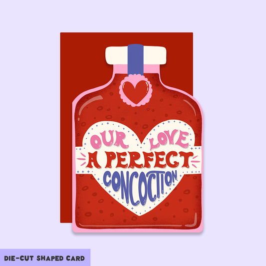 LOVE POTION CONCOCTION VALENTINE'S DAY CARD