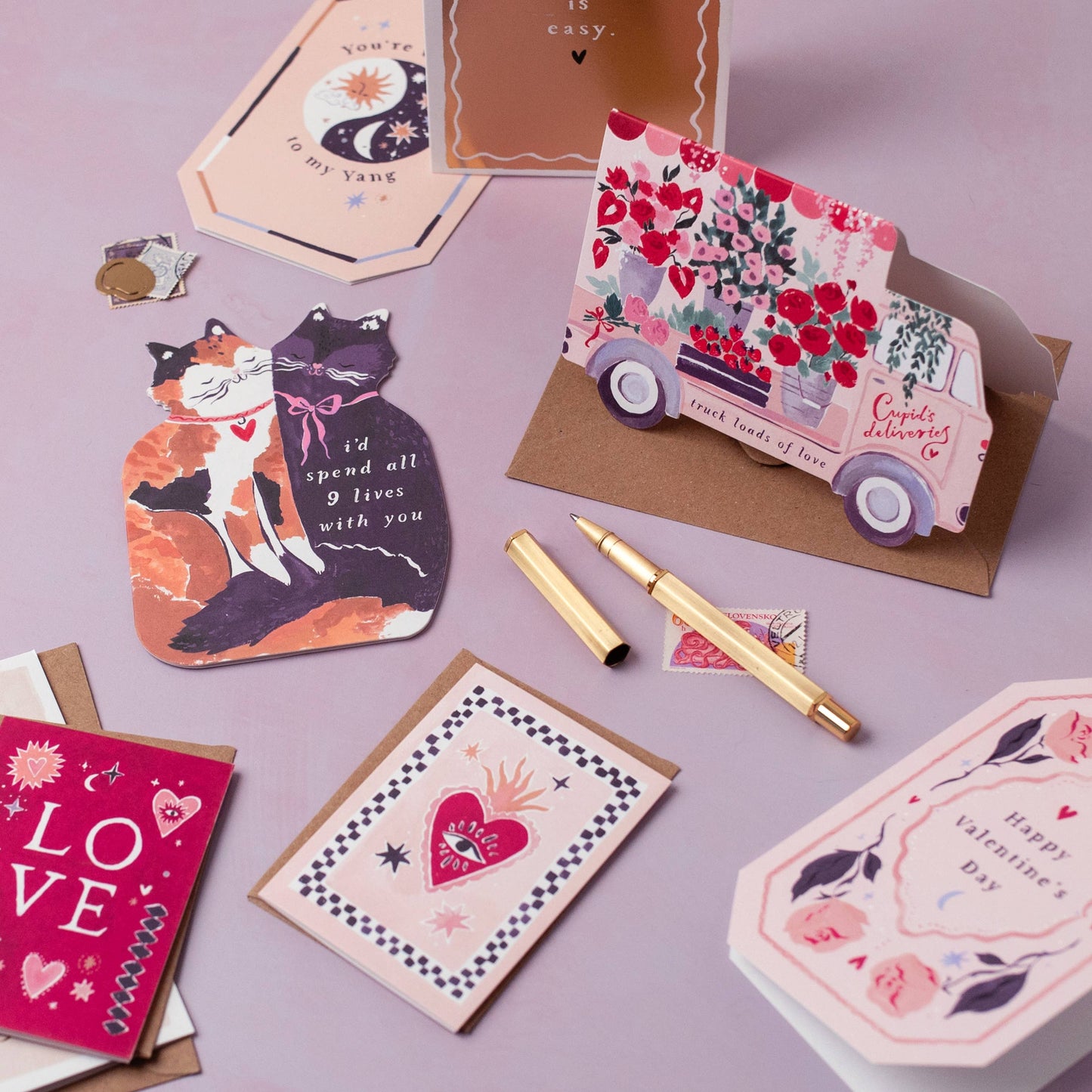 TRUCK LOADS OF LOVE CARD - Winterberries