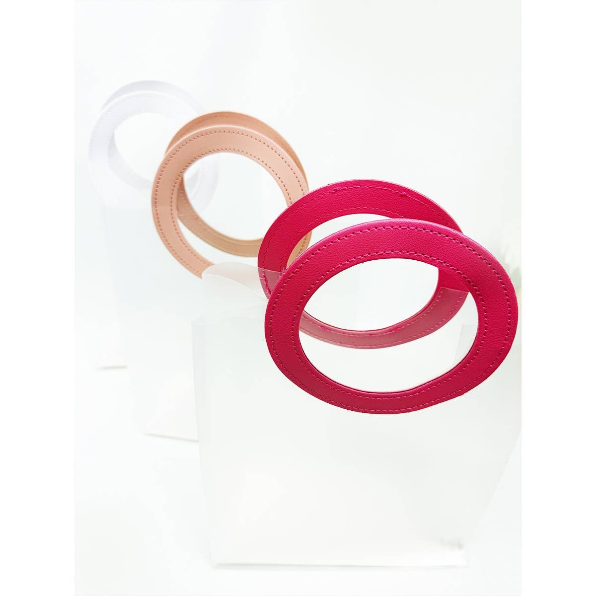 REUSABLE TRANSPARENT GIFT BAG - Winterberries