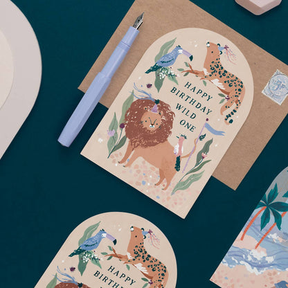 WILD ONE BIRTHDAY CARD