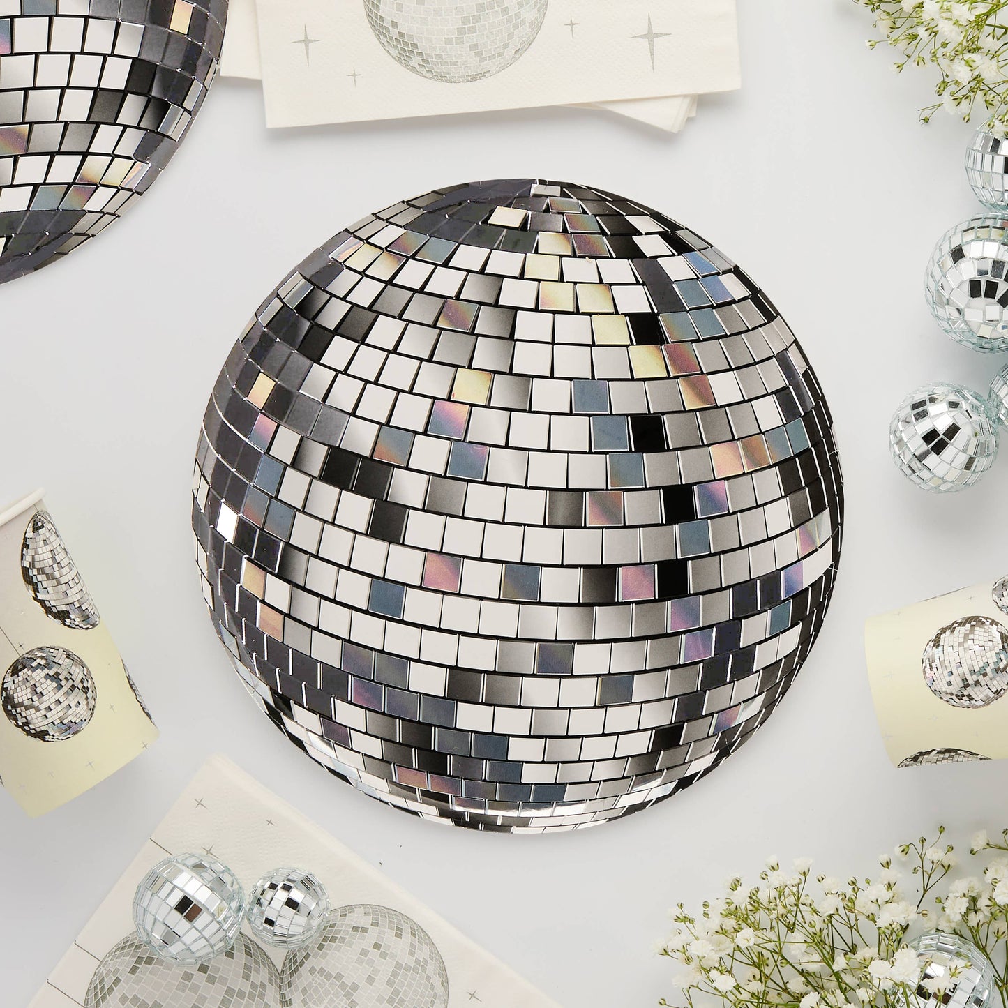 X8 DISCO PAPER PLATES