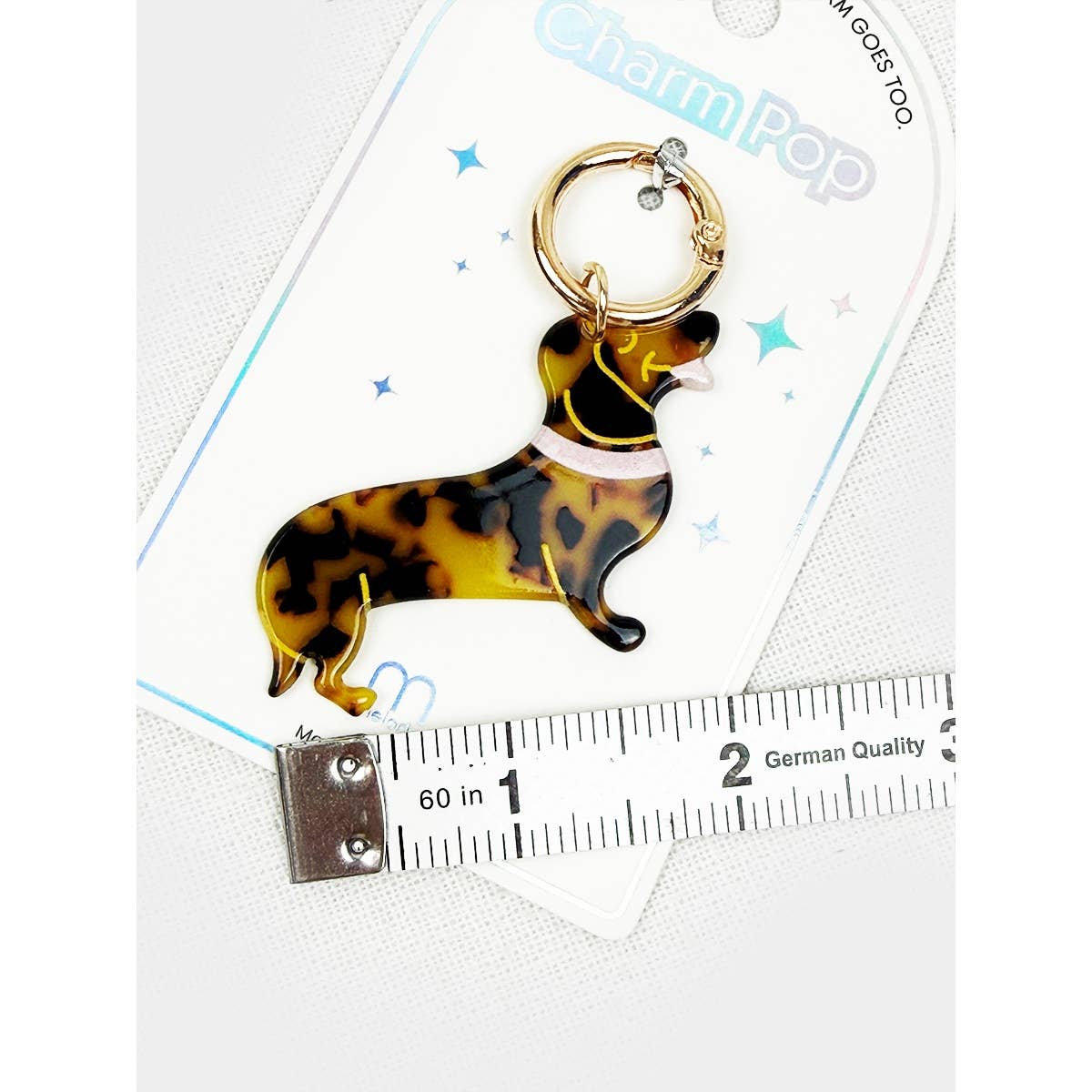 Cute Puppy Charm Key Charm - Winterberries