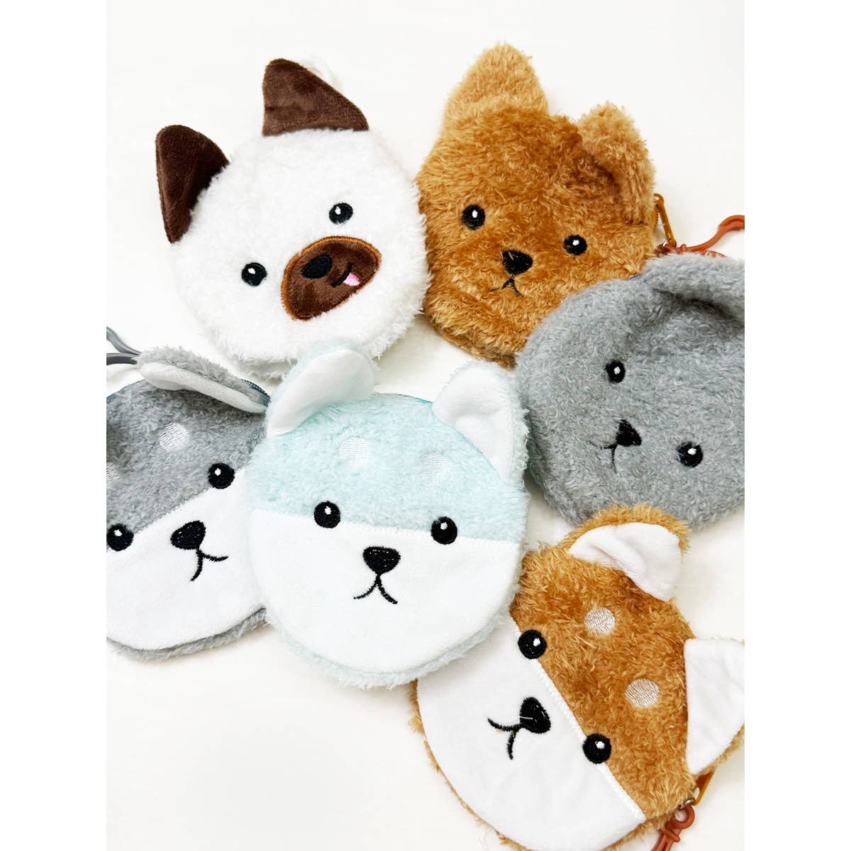 Animal Plush Coin Purse Key Chain - Winterberries