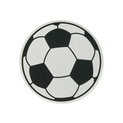 x8 BLACK FOOTBALL PAPER PLATES - Winterberries