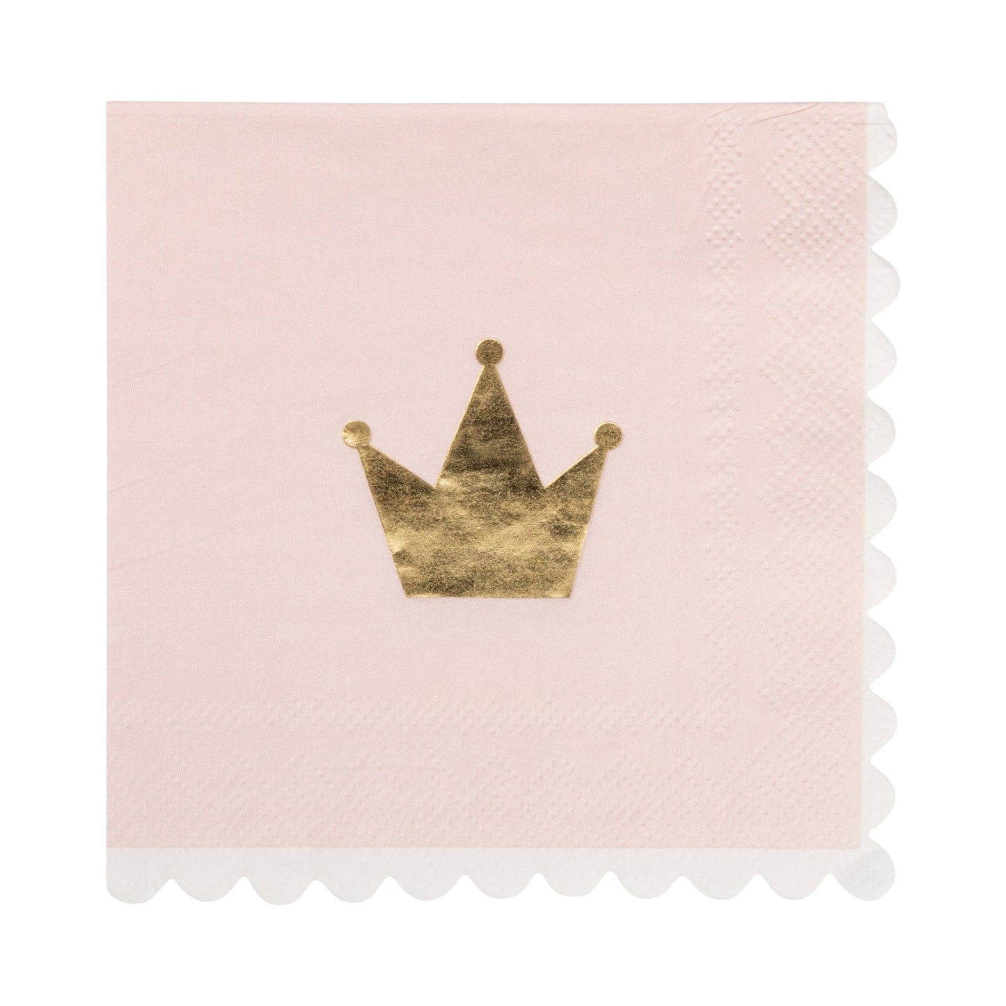 PLPRN38 - Foil Princess Crown Cocktail Napkin (18ct) - Winterberries