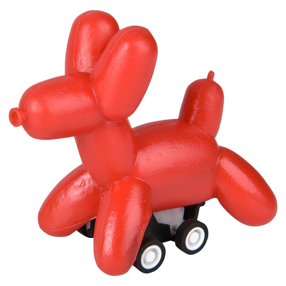 x1 PULL BACK BALLOON DOG - Winterberries