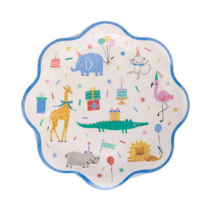 PLAML40 - Animal Party Plate - Winterberries