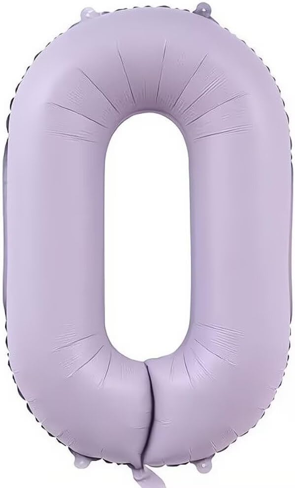 40" NUMBER '0-9' DEFLATED FOIL BALLOON - Winterberries