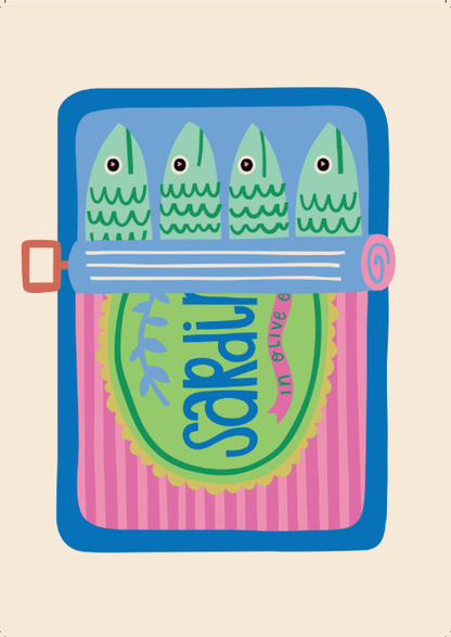 Sardines - Print (A4) - Winterberries
