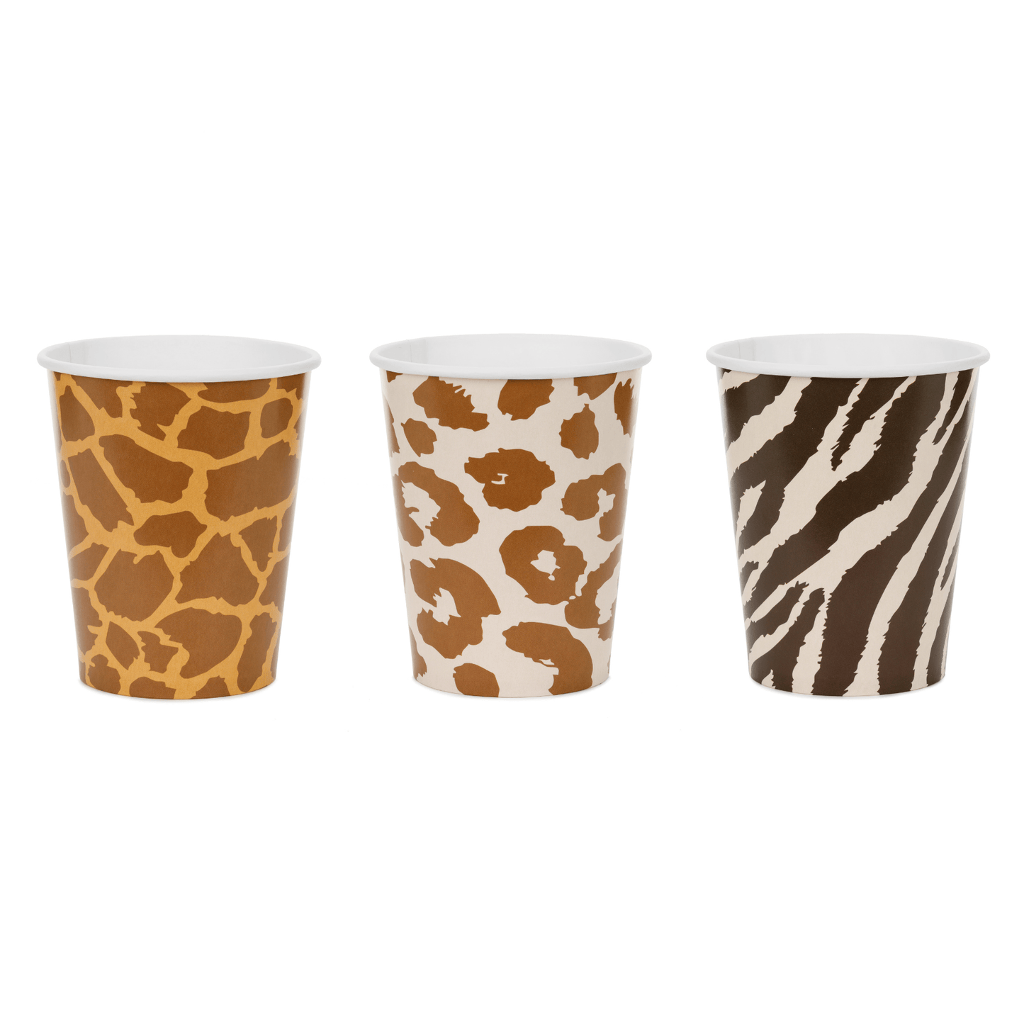 Partydeco Safari Animal Print Party Cups x 6