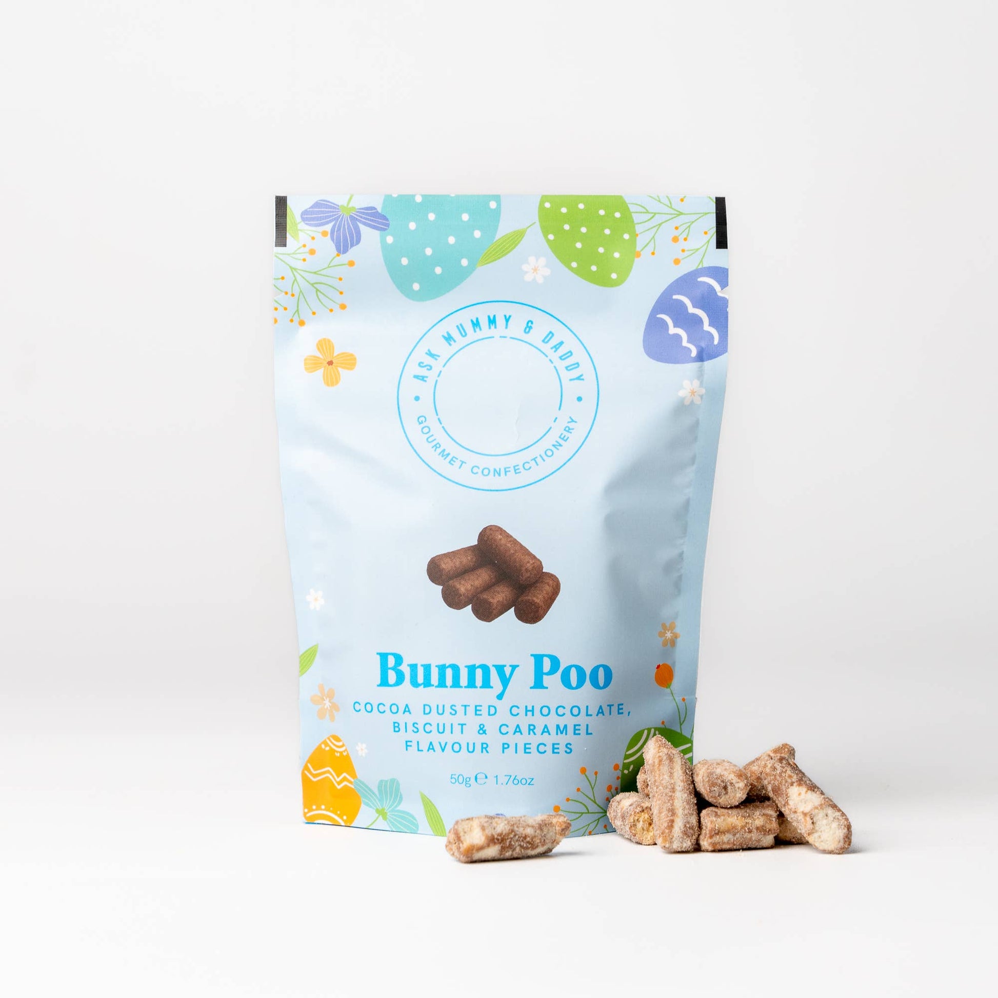 Bunny Poo - Salted Caramel Chocolate Nibbles - Winterberries