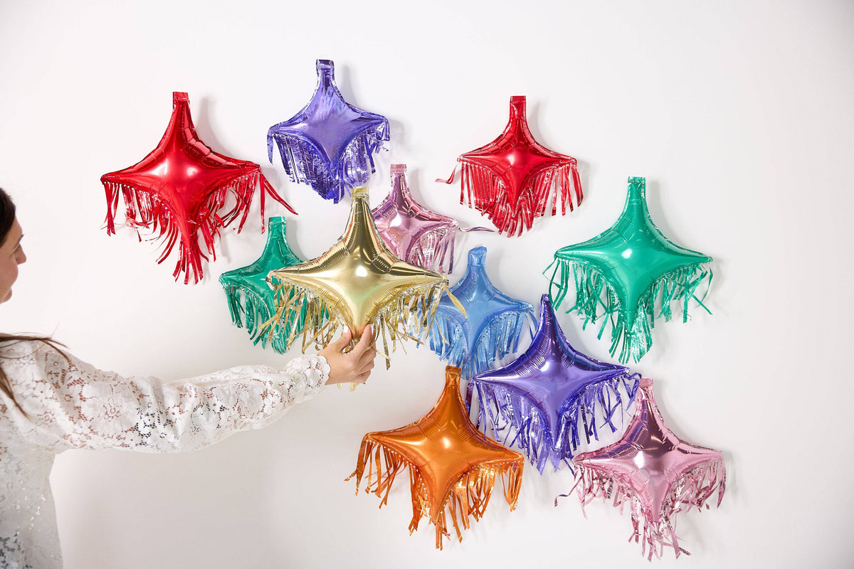 RAINBOW FRINGE MULTICOLOUR BALLOON PACK