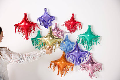 RAINBOW FRINGE MULTICOLOUR BALLOON PACK