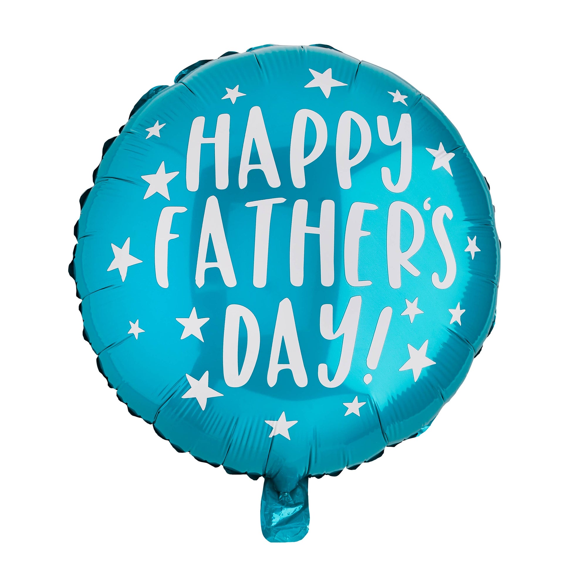 'Happy Father's Day' Round 20" Teal Foil Balloon - Winterberries
