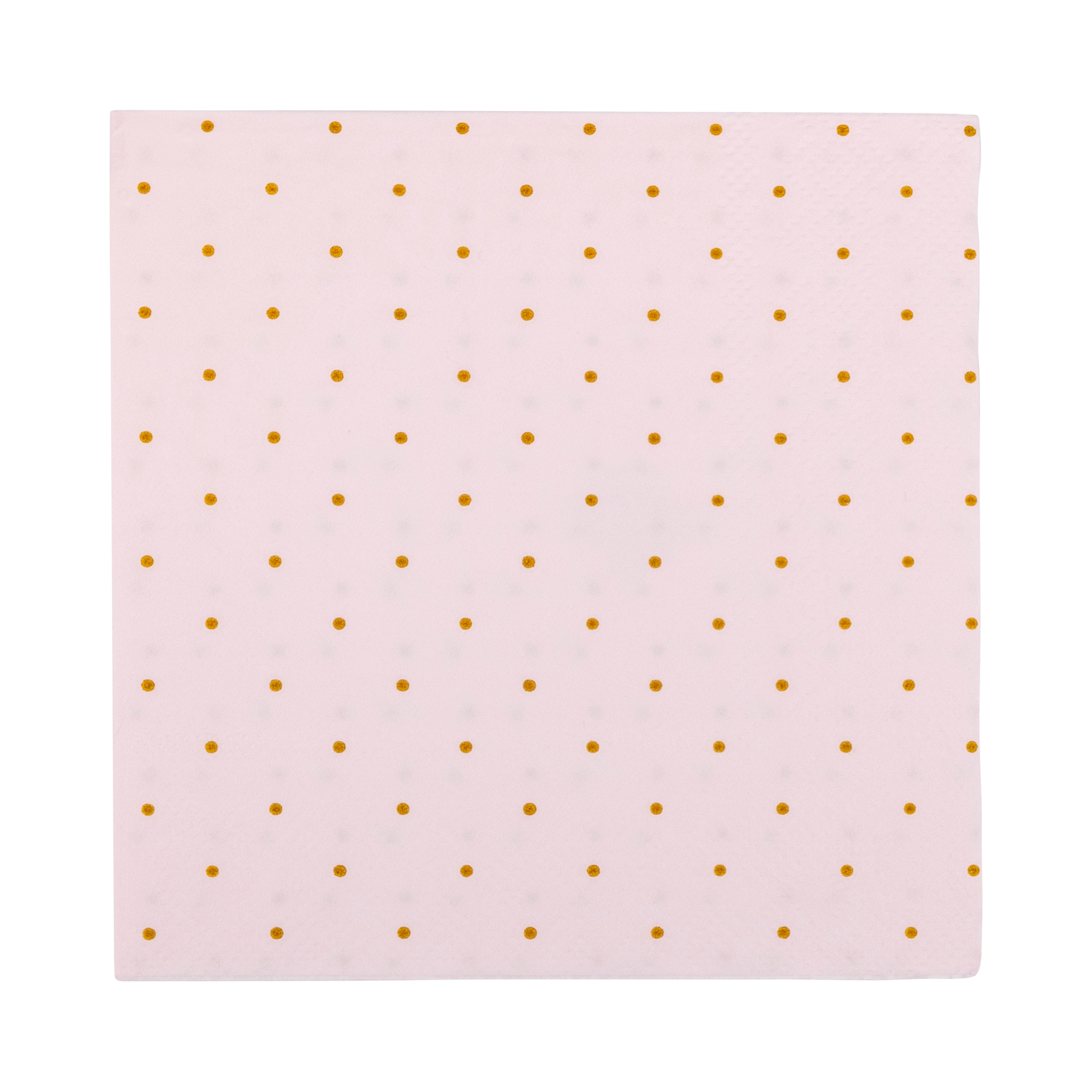 PLPRC38 - Princess Polka Dot Cocktail Napkin - Winterberries