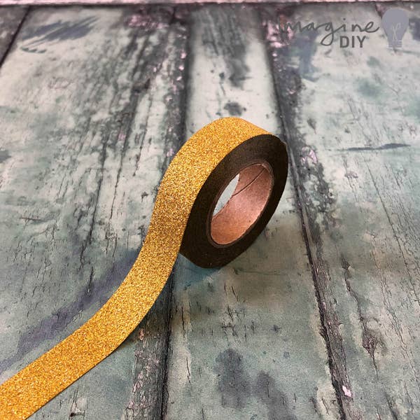Glamour Gold Glitter Tape - Winterberries
