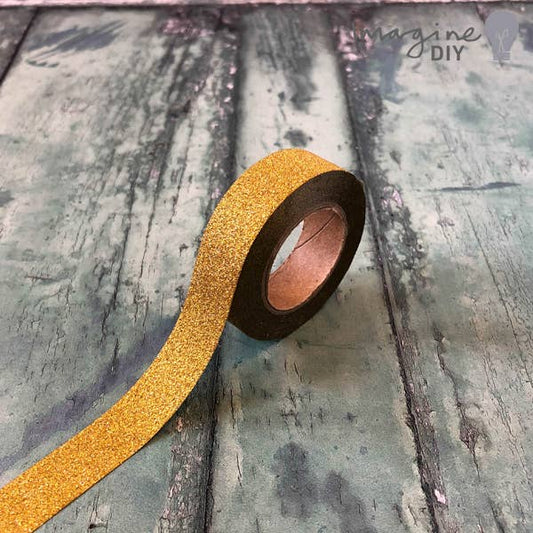 Glamour Gold Glitter Tape - Winterberries