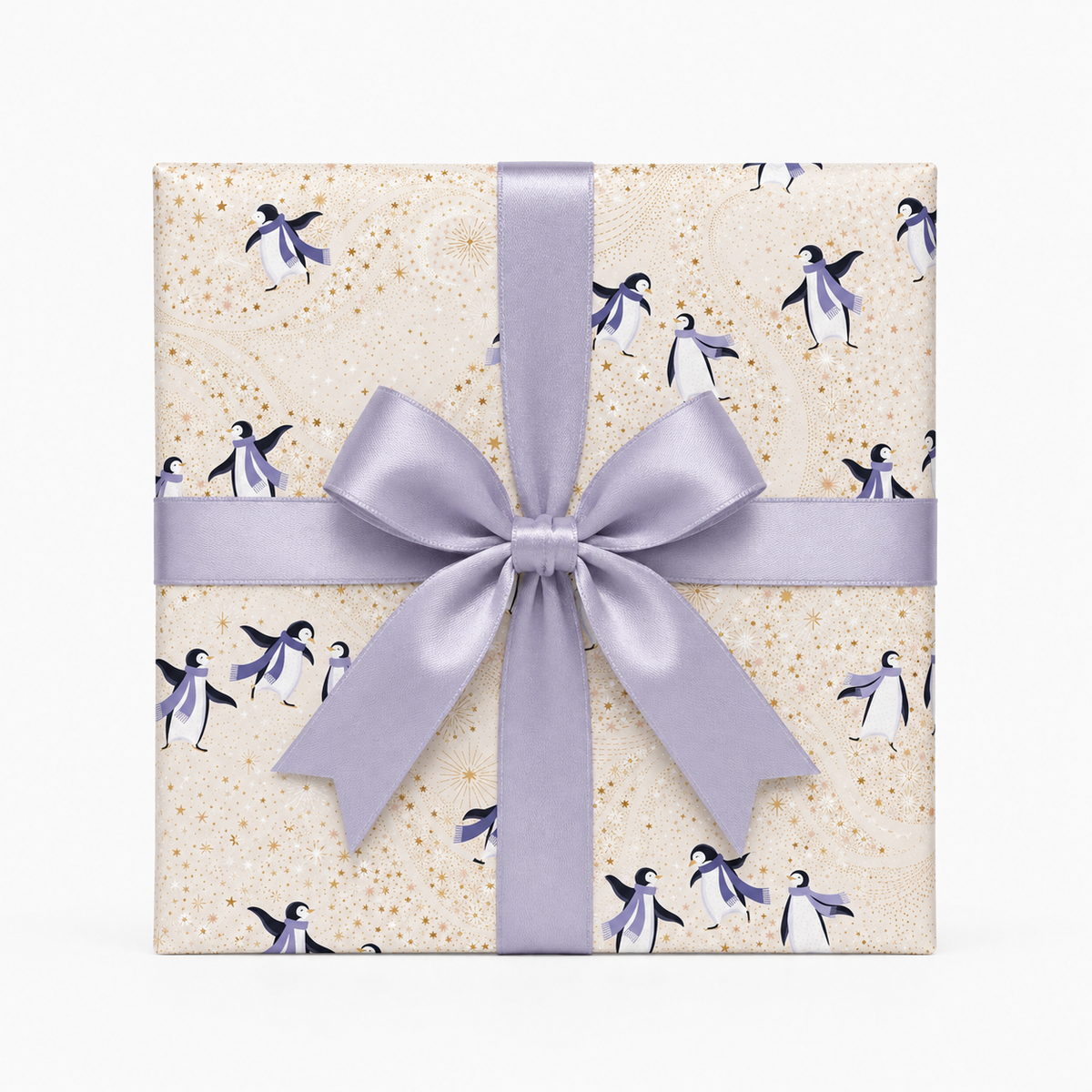 Penguin Festive Wrapping Paper 3m
