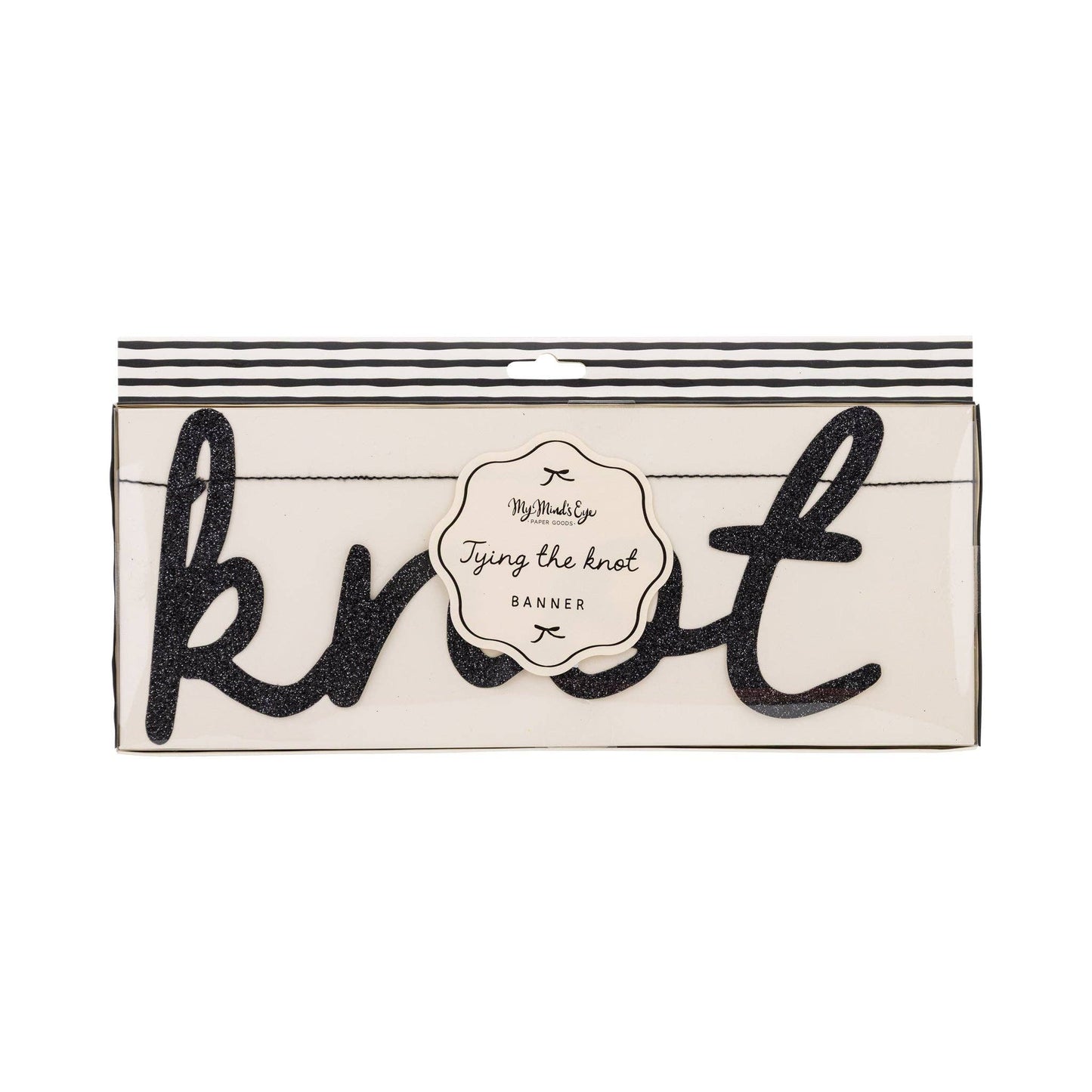 PLBLW02 - Tying the Knot Glitter Banner - Winterberries